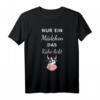 Nur ein Mädchen das Kühe liebt - Damen Kuh T-Shirt für Landwirtinnen, Kuhliebhaberinnen und Bauernhof-Fans, ideales Geschenk zum Geburtstag, Weihnachten & Muttertag