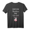 Nur ein Mädchen das Kühe liebt - Damen Kuh T-Shirt für Landwirtinnen, Kuhliebhaberinnen und Bauernhof-Fans, ideales Geschenk zum Geburtstag, Weihnachten & Muttertag