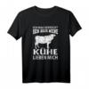 Meine Kühe lieben mich Kuh T-Shirt - Lustiges Tierliebhaber Geschenk für Bauern, Landwirte und Kuh-Fans zu Weihnachten & Geburtstag