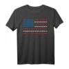 USA Amerikanische Flagge Kuh Bauernhof Tier Rinder Heifer Ranch T-Shirt – Patriotisches Landwirt Outfit für 4. Juli & Cowboys