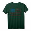 USA Amerikanische Flagge Kuh Bauernhof Tier Rinder Heifer Ranch T-Shirt – Patriotisches Landwirt Outfit für 4. Juli & Cowboys