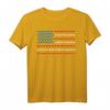 USA Amerikanische Flagge Kuh Bauernhof Tier Rinder Heifer Ranch T-Shirt – Patriotisches Landwirt Outfit für 4. Juli & Cowboys