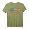 USA Amerikanische Flagge Kuh Bauernhof Tier Rinder Heifer Ranch T-Shirt – Patriotisches Landwirt Outfit für 4. Juli & Cowboys