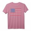 USA Amerikanische Flagge Kuh Bauernhof Tier Rinder Heifer Ranch T-Shirt – Patriotisches Landwirt Outfit für 4. Juli & Cowboys