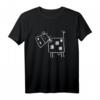 Lustiges quadratisches Kuh T-Shirt mit Comic-Style Rind Motiv – Perfektes Geschenk für Kinder, Jugendliche und Tierliebhaber zu Geburtstag und Weihnachten