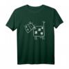 Lustiges quadratisches Kuh T-Shirt mit Comic-Style Rind Motiv – Perfektes Geschenk für Kinder, Jugendliche und Tierliebhaber zu Geburtstag und Weihnachten