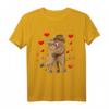 Schottisches Hochlandrind Valentinstag T-Shirt – Lustiges Kuh-Design für Tierliebhaber, Bauern und Züchter