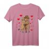 Schottisches Hochlandrind Valentinstag T-Shirt – Lustiges Kuh-Design für Tierliebhaber, Bauern und Züchter