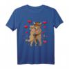 Schottisches Hochlandrind Valentinstag T-Shirt – Lustiges Kuh-Design für Tierliebhaber, Bauern und Züchter