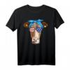 Hipster Kuh Kuh Stall Bauernhof USA Amerika Shirt - Lustiges Tier-Design für Bauernhof-, Stall- und Partyliebhaber