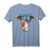 Hipster Kuh Kuh Stall Bauernhof USA Amerika Shirt - Lustiges Tier-Design für Bauernhof-, Stall- und Partyliebhaber