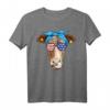 Hipster Kuh Kuh Stall Bauernhof USA Amerika Shirt - Lustiges Tier-Design für Bauernhof-, Stall- und Partyliebhaber