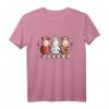 Bunte Kühe T-Shirt mit Comic-Design | Lustiges Rinder Funshirt für Kinder, Damen & Herren | Perfektes Geschenk zu Geburtstag & Weihnachten
