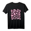Süße Rosa Kuhflecken Erdbeere Ästhetik Tiermuster Kuh T-Shirt - Lustiges Design für Tier- und Erdbeermilchliebhaber