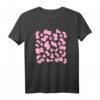 Süße Rosa Kuhflecken Erdbeere Ästhetik Tiermuster Kuh T-Shirt - Lustiges Design für Tier- und Erdbeermilchliebhaber