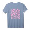 Süße Rosa Kuhflecken Erdbeere Ästhetik Tiermuster Kuh T-Shirt - Lustiges Design für Tier- und Erdbeermilchliebhaber