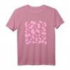 Süße Rosa Kuhflecken Erdbeere Ästhetik Tiermuster Kuh T-Shirt - Lustiges Design für Tier- und Erdbeermilchliebhaber