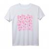 Süße Rosa Kuhflecken Erdbeere Ästhetik Tiermuster Kuh T-Shirt - Lustiges Design für Tier- und Erdbeermilchliebhaber