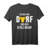Dorfkind T-Shirt mit Traktor und Kuh Motiv – Lustiges Geschenk für Landwirte, Bauernhofliebhaber und Dorfkinder