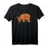 Schottisches Hochlandrind T-Shirt – Lustiges Kuh Motiv für Bauern, Züchter & Tierliebhaber als Geschenkidee