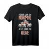Früher war ich normal jetzt habe ich Kühe Landwirt Kuh T-Shirt - Lustiges Geschenk für Bauern, Bäuerinnen und Kuh-Liebhaber zu Weihnachten & Geburtstag