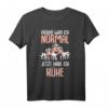 Früher war ich normal jetzt habe ich Kühe Landwirt Kuh T-Shirt - Lustiges Geschenk für Bauern, Bäuerinnen und Kuh-Liebhaber zu Weihnachten & Geburtstag