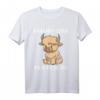 Scottish Highland Cow Shirt für Frauen - Schottisches Kuh T-Shirt als Geschenkidee für Highland Cow Fans
