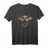 Kuh Retro Style Vintage T-Shirt – Lustiges Tiermotiv im Retro Design, ideales Geschenk für Kuhliebhaber