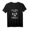 Ich liebe meine Mädels Bauer Landwirt Geschenk Spruch Kuh - Lustiges T-Shirt für Landwirte, Tierliebhaber & Geburtstagsgeschenk