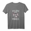 Ich liebe meine Mädels Bauer Landwirt Geschenk Spruch Kuh - Lustiges T-Shirt für Landwirte, Tierliebhaber & Geburtstagsgeschenk