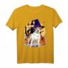 Süßes Parson Russell Terrier Halloween T-Shirt mit Kürbis, Hexe & Spukhaus – Perfekt für Kostümpartys, Trick-or-Treat & Hundeliebhaber