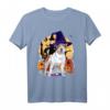 Süßes Parson Russell Terrier Halloween T-Shirt mit Kürbis, Hexe & Spukhaus – Perfekt für Kostümpartys, Trick-or-Treat & Hundeliebhaber