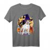 Süßes Parson Russell Terrier Halloween T-Shirt mit Kürbis, Hexe & Spukhaus – Perfekt für Kostümpartys, Trick-or-Treat & Hundeliebhaber
