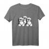 Bobtail Trio T-Shirt - Lustiges Old English Sheepdog Design für Hundeliebhaber, Kinder und Freunde der Hunderasse – Perfekt als Geschenk zu Geburtstag & Weihnachten