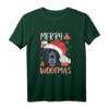 Labrador Frohe Weihnachten T-Shirt – Festliches Geschenk für Hundebesitzer, Hundemamas & -papas mit Nikolausmütze