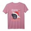 Labrador Frohe Weihnachten T-Shirt – Festliches Geschenk für Hundebesitzer, Hundemamas & -papas mit Nikolausmütze
