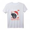 Labrador Frohe Weihnachten T-Shirt – Festliches Geschenk für Hundebesitzer, Hundemamas & -papas mit Nikolausmütze