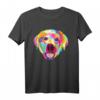 Farbenfrohes Pop-Art-Labrador Retriever Portrait T-Shirt – Buntes Hundedesign für Labrador Fans und Hundeliebhaber