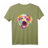 Farbenfrohes Pop-Art-Labrador Retriever Portrait T-Shirt – Buntes Hundedesign für Labrador Fans und Hundeliebhaber