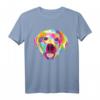 Farbenfrohes Pop-Art-Labrador Retriever Portrait T-Shirt – Buntes Hundedesign für Labrador Fans und Hundeliebhaber