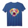 Farbenfrohes Pop-Art-Labrador Retriever Portrait T-Shirt – Buntes Hundedesign für Labrador Fans und Hundeliebhaber