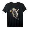 Gelber Labrador Retriever T-Shirt mit Balljagd - Niedliches Hundedesign für Labrador-Liebhaber, Hundebesitzer & Geschenkideen