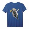 Gelber Labrador Retriever T-Shirt mit Balljagd - Niedliches Hundedesign für Labrador-Liebhaber, Hundebesitzer & Geschenkideen