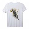 Gelber Labrador Retriever T-Shirt mit Balljagd - Niedliches Hundedesign für Labrador-Liebhaber, Hundebesitzer & Geschenkideen