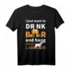 Bier trinken Labrador Retriever T-Shirt – Humorvolles Geschenk für Labrador Mama oder Papa, die Bier lieben