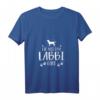 Labrador Mama T-Shirt mit lustigem Hundespruch 'Die mit dem Labbi geht' - Damen V-Ausschnitt, ideales Geschenk für Hundeliebhaberinnen