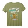 20. Geburtstag T-Shirt mit Lama Alpaka Design – Witziges Geschenk für Mann und Frau, Jahrgang 2001, Geburtstagsoutfit für junge Erwachsene