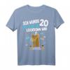 20. Geburtstag T-Shirt mit Lama Alpaka Design – Witziges Geschenk für Mann und Frau, Jahrgang 2001, Geburtstagsoutfit für junge Erwachsene