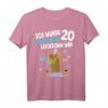 20. Geburtstag T-Shirt mit Lama Alpaka Design – Witziges Geschenk für Mann und Frau, Jahrgang 2001, Geburtstagsoutfit für junge Erwachsene