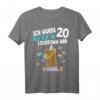 20. Geburtstag T-Shirt mit Lama Alpaka Design – Witziges Geschenk für Mann und Frau, Jahrgang 2001, Geburtstagsoutfit für junge Erwachsene